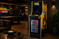 Pac-Man's Pixel Bash™ Chill Arcade with Built-In Refrigerator