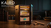Luxidor Aureum 300 Electric Cigar Humidor Cabinet — Lifestyle
