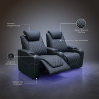 ObsidianCrest Diamond Recliner Pair — infographic