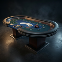 RoyalFlush Pro Dealer Poker Table — Studio Shot